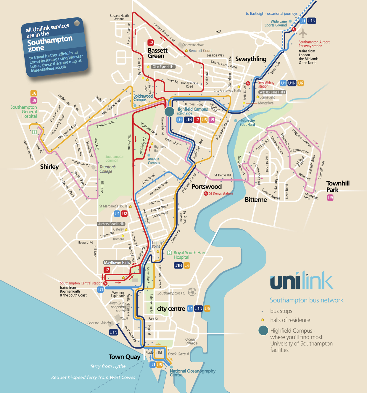 Uni-link Map